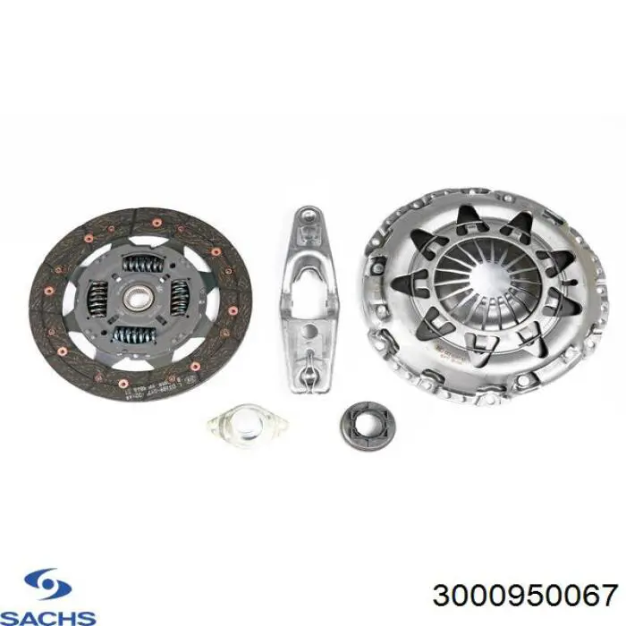 Купить 3000950067 Sachs Комплект сцепления (диск, корзина, подшипник)