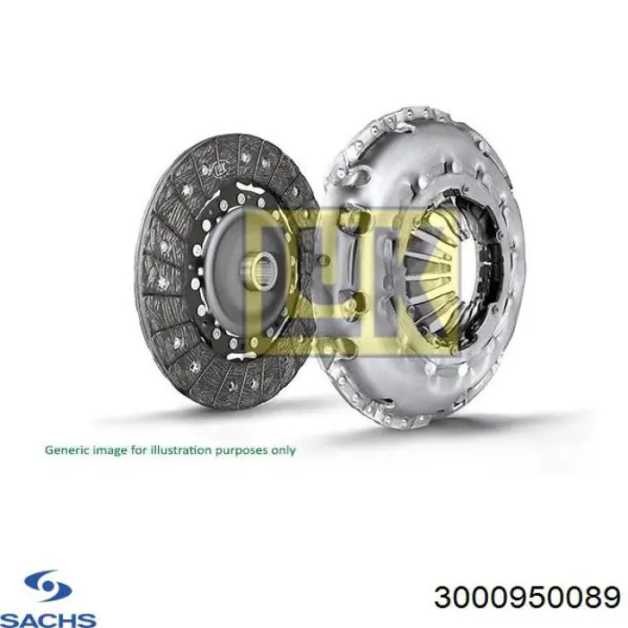 Комплект зчеплення (3 частини) 3000950089 Sachs