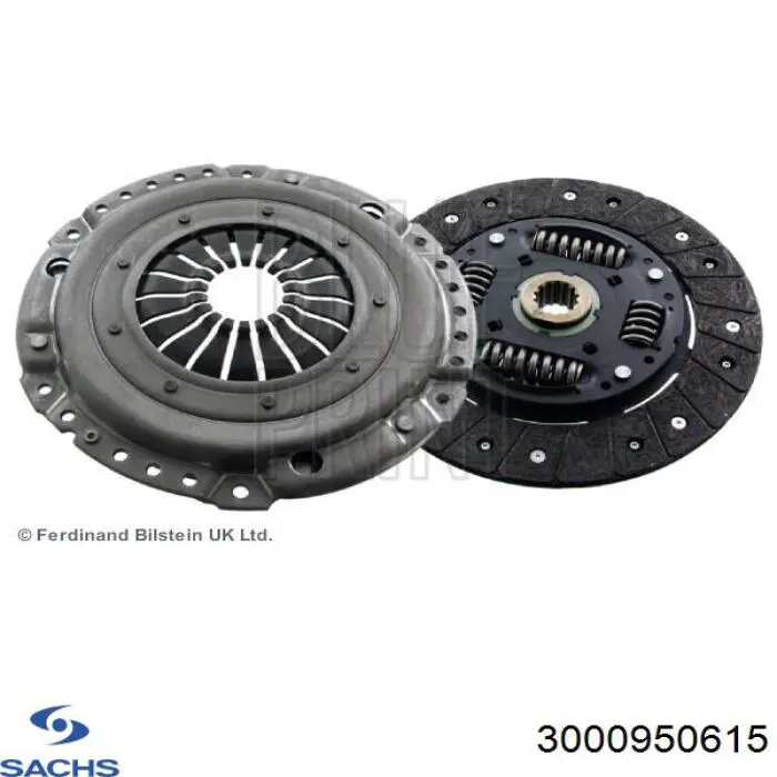 Купить 3000950615 Sachs Комплект сцепления (диск, корзина, подшипник)
