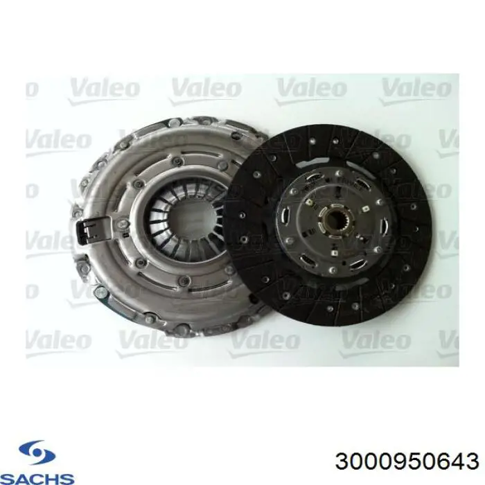 Комплект сцепления (3 части) Sachs 3000950643 цена, от 189.30 USD