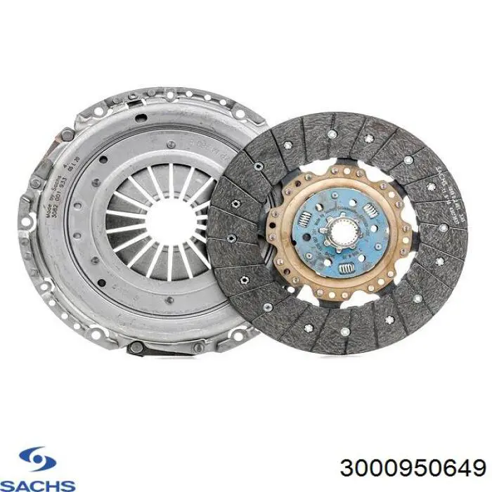 Купить 3000950649 Sachs Комплект сцепления (диск, корзина, подшипник)
