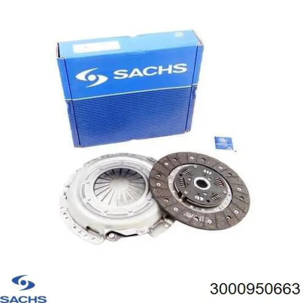 3000950663 Sachs kit de embraiagem (3 peças)