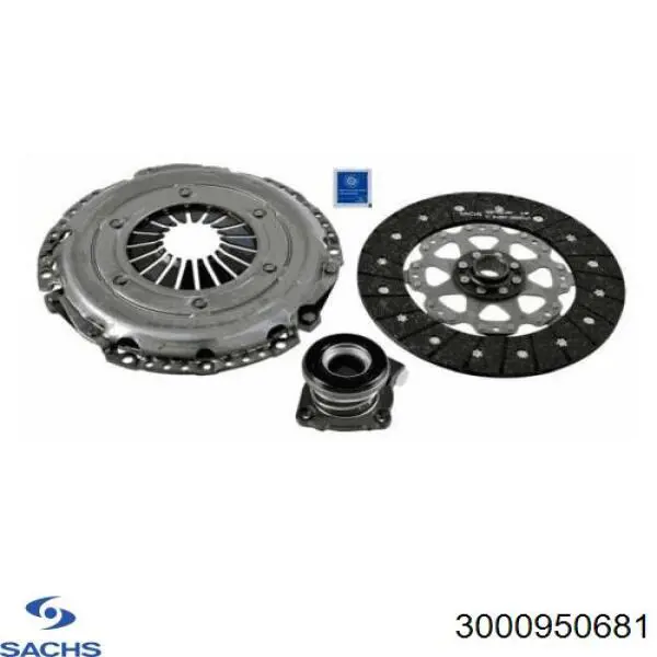 Комплект сцепления (3 части) Sachs 3000950681 цена, от 212.28 USD