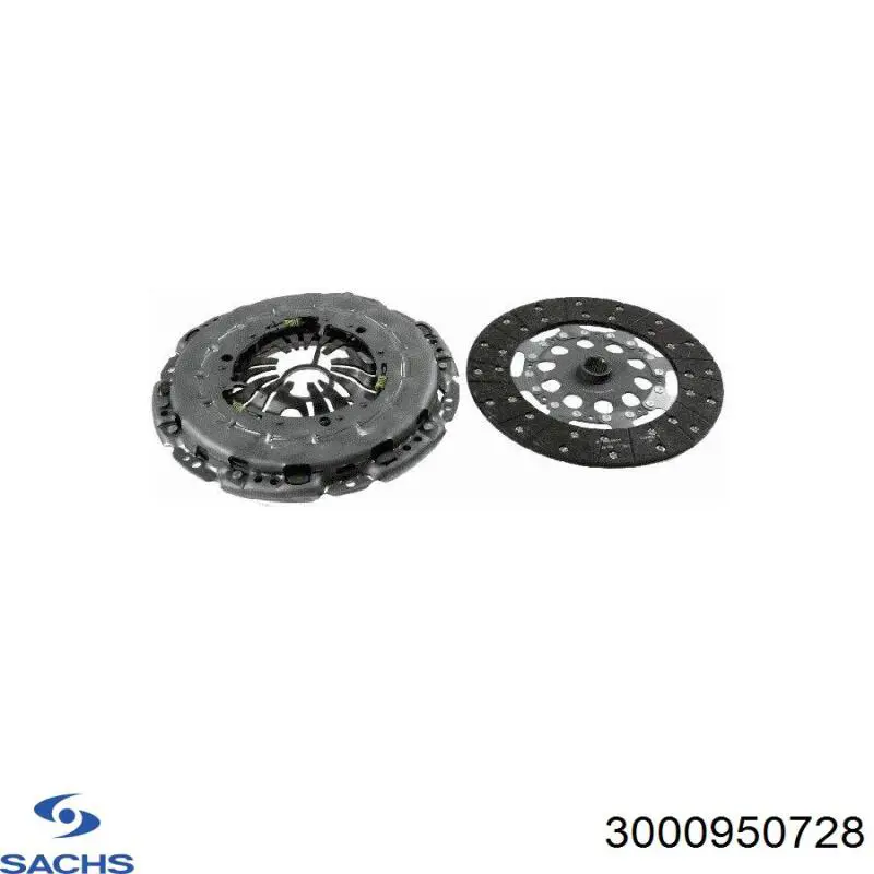 Купить 3000950728 Sachs Комплект сцепления (диск, корзина, подшипник)