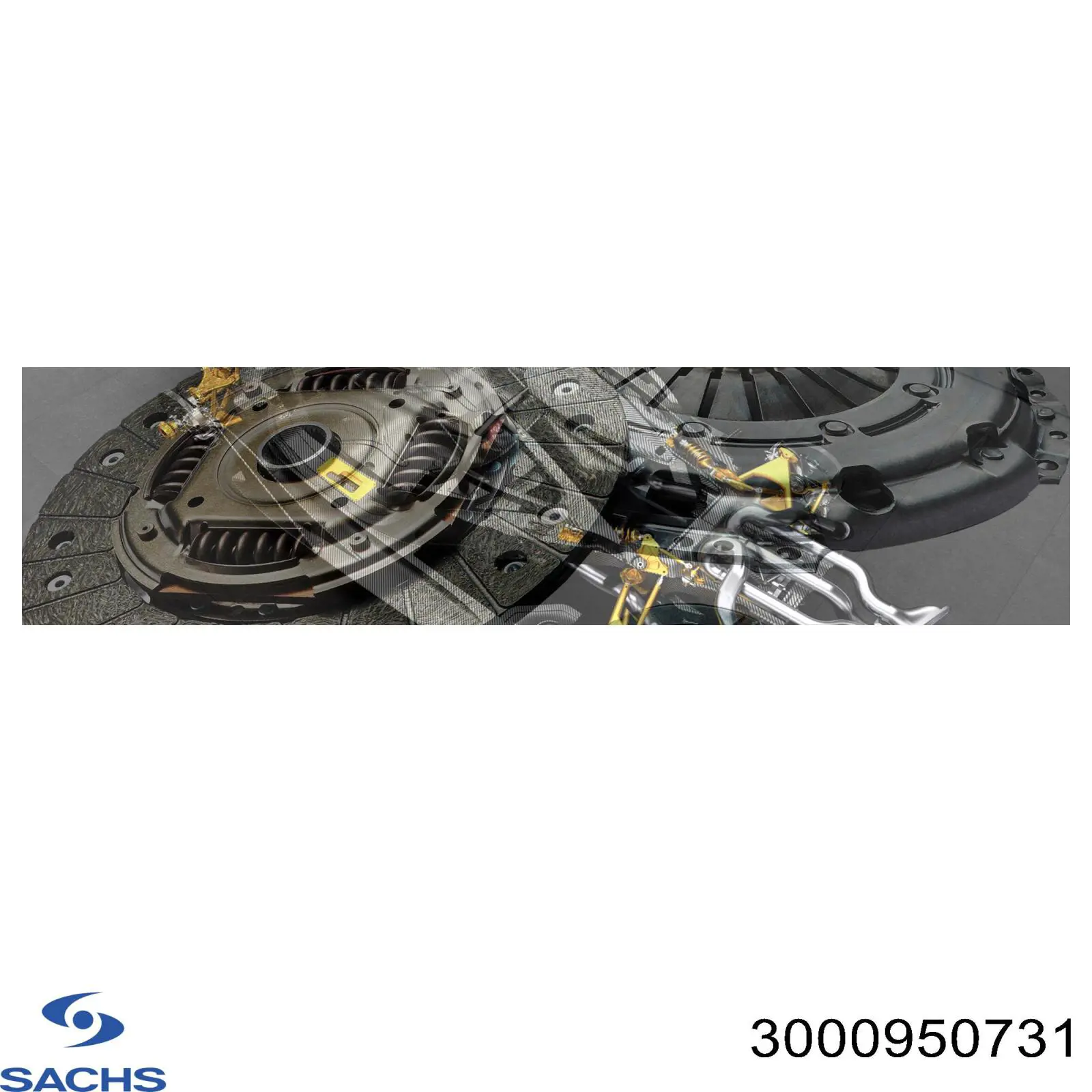 Купить 3000950731 Sachs Комплект сцепления (диск, корзина, подшипник)