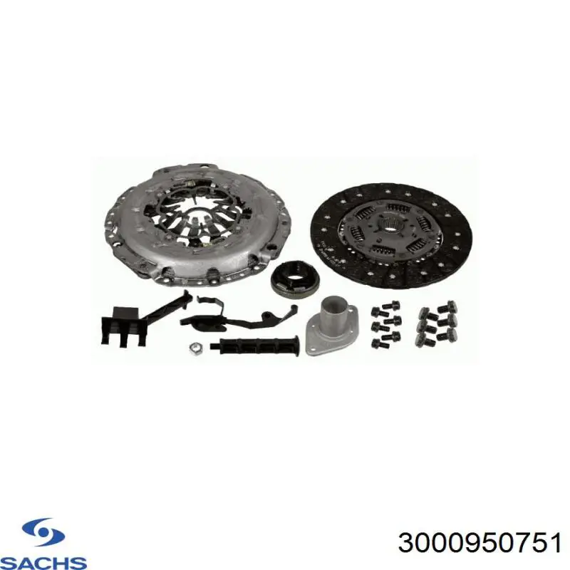 3000950751 Sachs kit de embraiagem (3 peças)