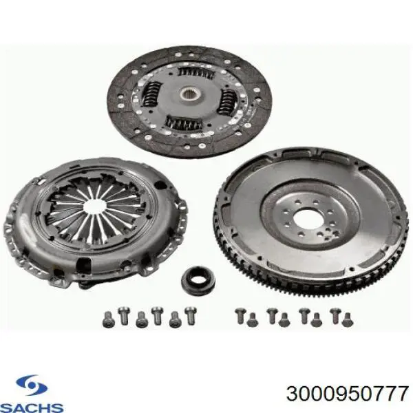 Купить 3000950777 Sachs Комплект сцепления (диск, корзина, подшипник)