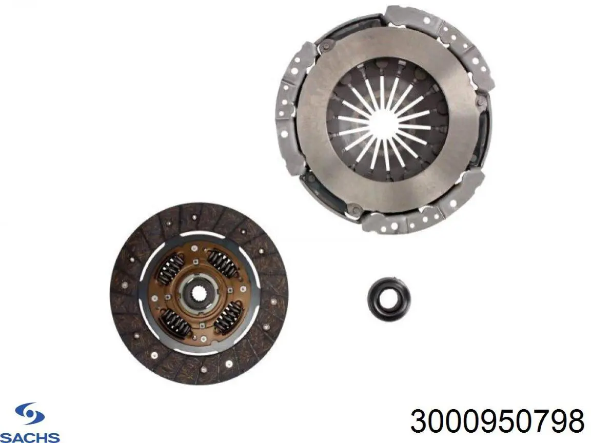 3000950798 Sachs kit de embraiagem (3 peças)