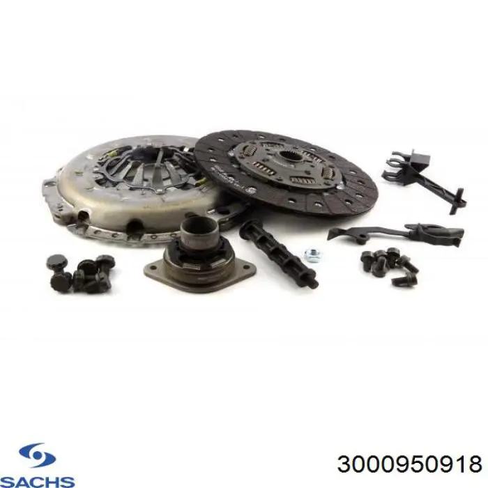 Купить 3000950918 Sachs Комплект сцепления (диск, корзина, подшипник)