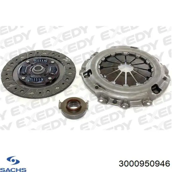 Комплект сцепления (3 части) Sachs 3000950946 цена, от 174.99 USD