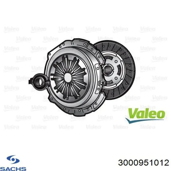 Комплект сцепления (3 части) Sachs 3000951012 цена, от 109.03 USD