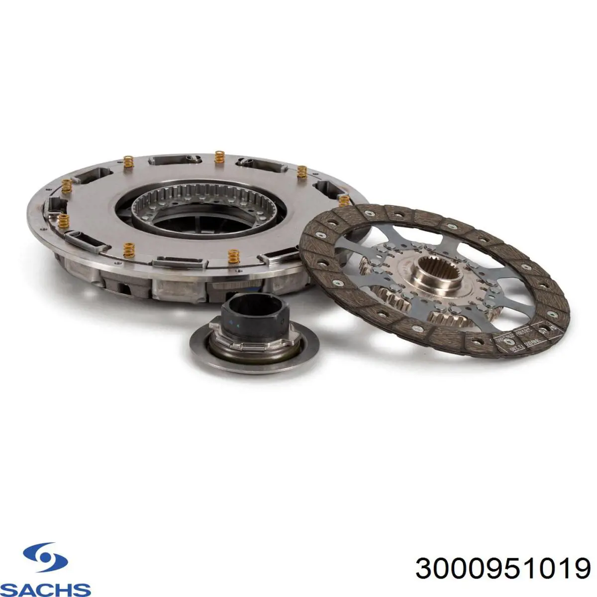 Купить 3000951019 Sachs Комплект сцепления (диск, корзина, подшипник)