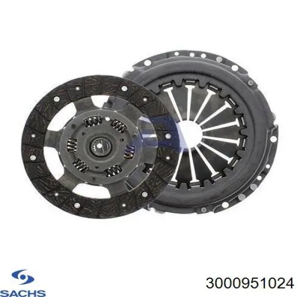 Купить 3000951024 Sachs Комплект сцепления (диск, корзина, подшипник)