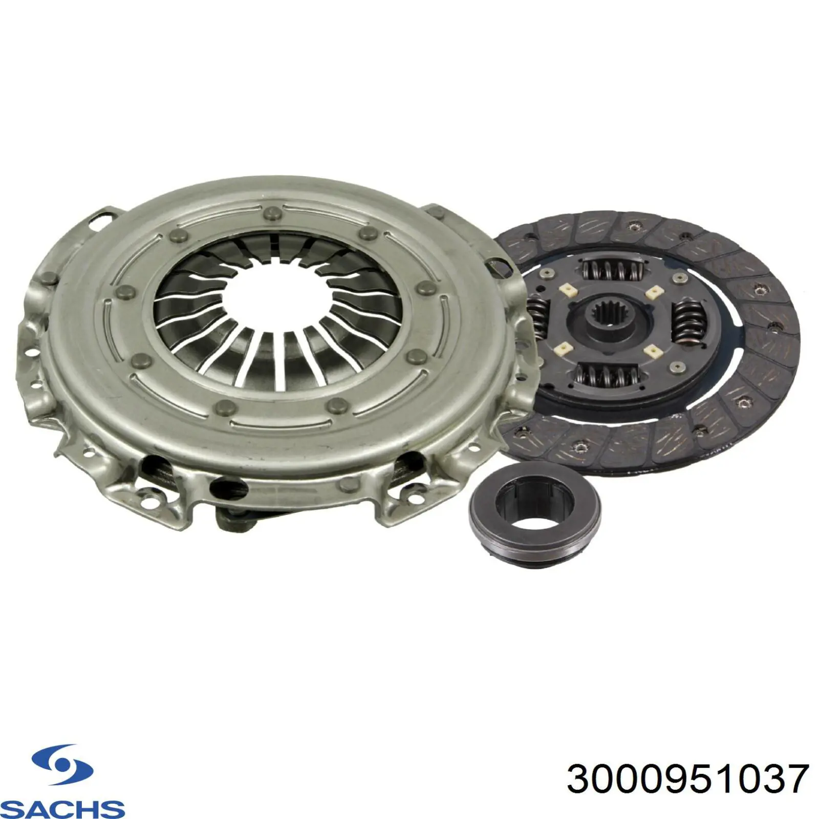 Комплект сцепления (3 части) Sachs 3000951037 цена, от 110.87 USD