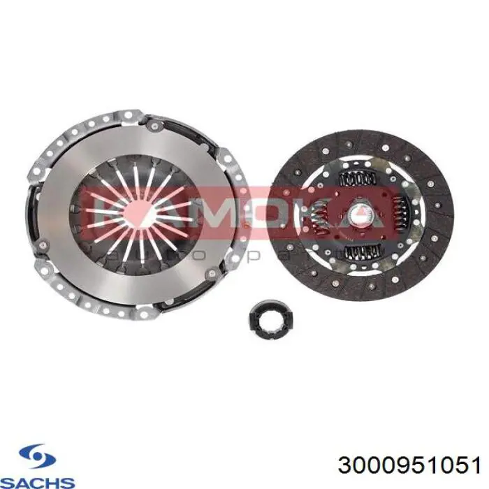 Купить 3000951051 Sachs Комплект сцепления (диск, корзина, подшипник)