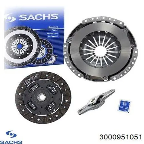 Комплект сцепления (3 части) Sachs 3000951051 цена, от 112.06 USD