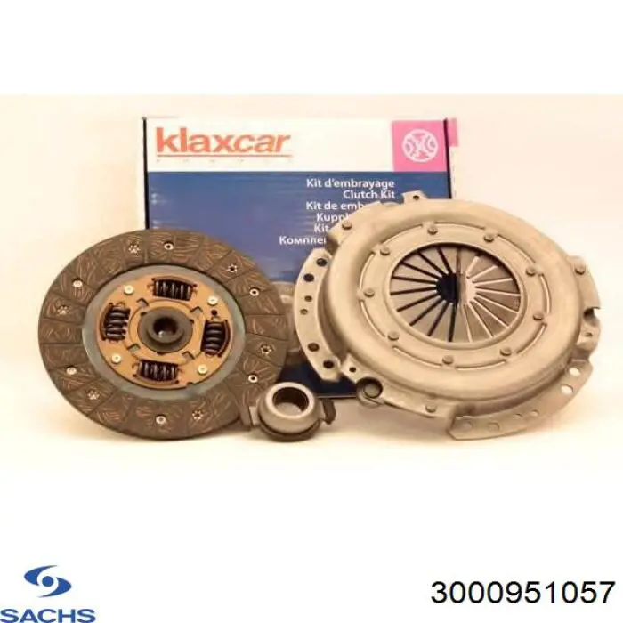 Купить 3000951057 Sachs Комплект сцепления (диск, корзина, подшипник)