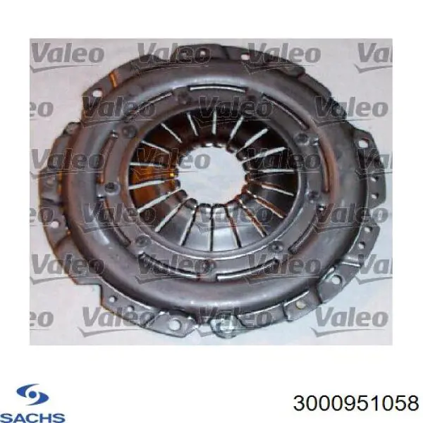 Комплект сцепления (3 части) Sachs 3000951058 цена, от 82.38 USD