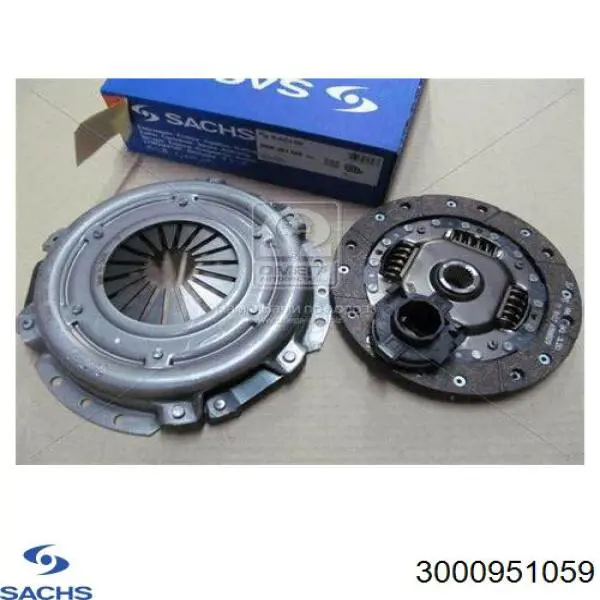 3000 951 059 Sachs kit de embraiagem (3 peças)