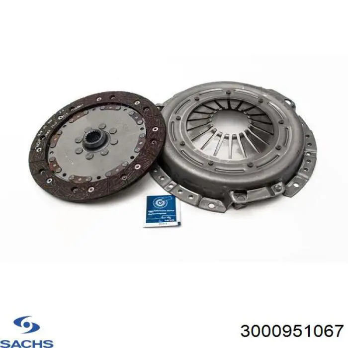 Комплект сцепления (3 части) Sachs 3000951067 цена, от 258.16 USD
