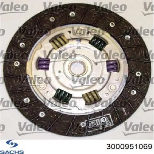 Комплект сцепления (3 части) Sachs 3000951069 цена, от 100.74 USD