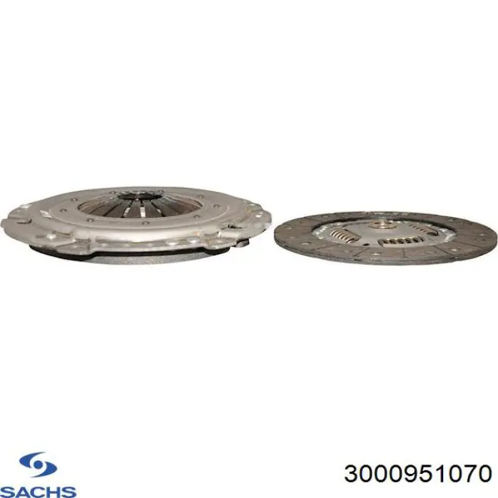 Купить 3000951070 Sachs Комплект сцепления (диск, корзина, подшипник)