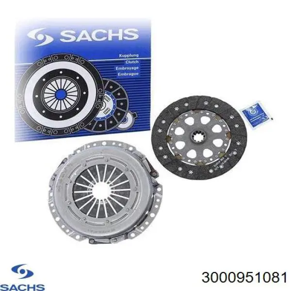 3000951081 Sachs kit de embraiagem (3 peças)