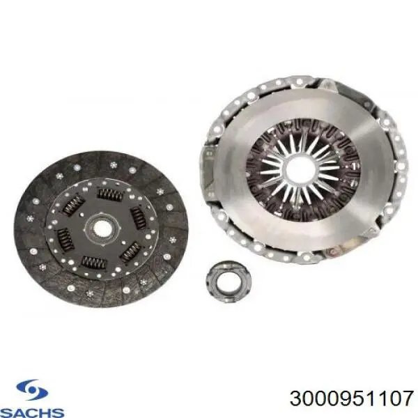 Комплект сцепления (3 части) Sachs 3000951107 цена, от 311.14 USD