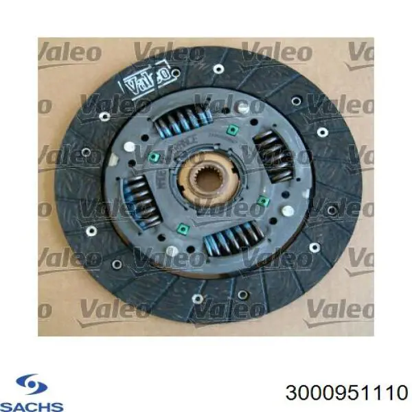 Комплект сцепления (3 части) Sachs 3000951110 цена, от 82.53 USD