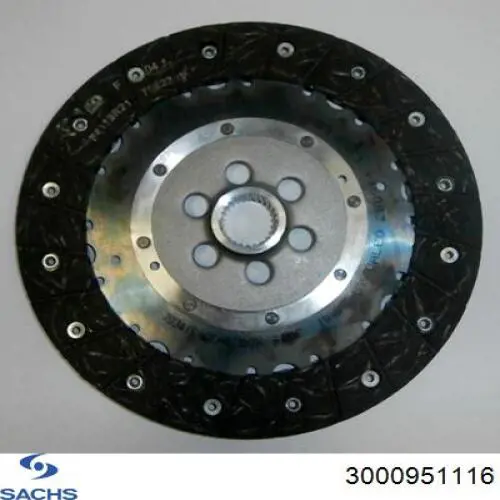 Купить 3000951116 Sachs Комплект сцепления (диск, корзина, подшипник)