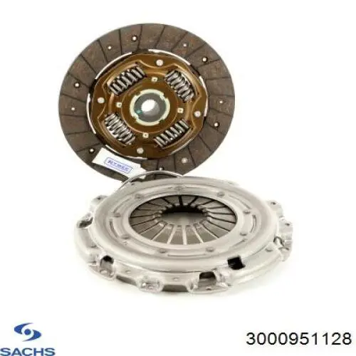 Купить 3000951128 Sachs Комплект сцепления (диск, корзина, подшипник)