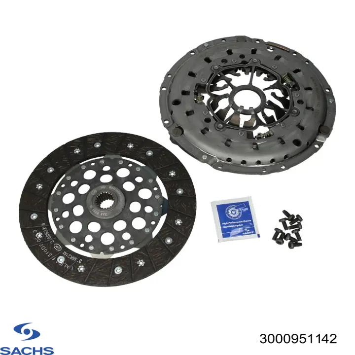 Комплект сцепления (3 части) Sachs 3000951142 цена, от 166.68 USD