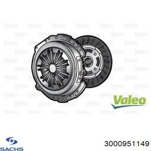 3000951149 Sachs Сцепление в сборе
