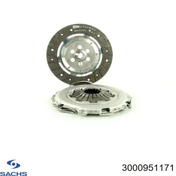 Комплект сцепления (3 части) Sachs 3000951171 цена, от 161.69 USD
