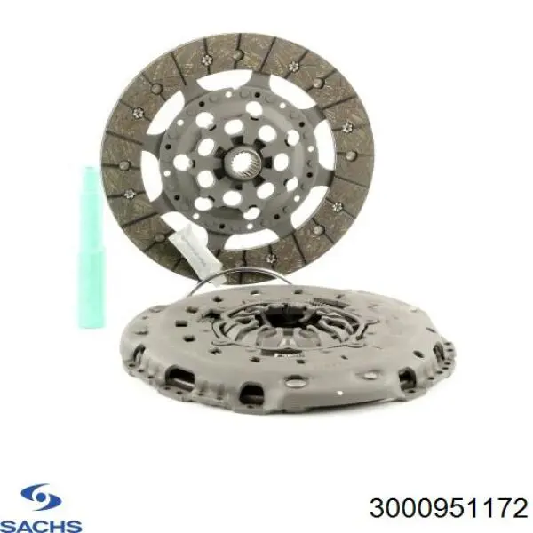 Комплект сцепления (3 части) Sachs 3000951172 цена, от 99.49 USD