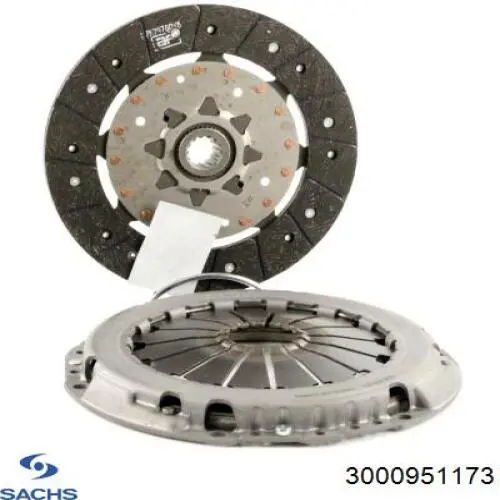 Комплект сцепления (3 части) Sachs 3000951173 цена, от 205.80 USD