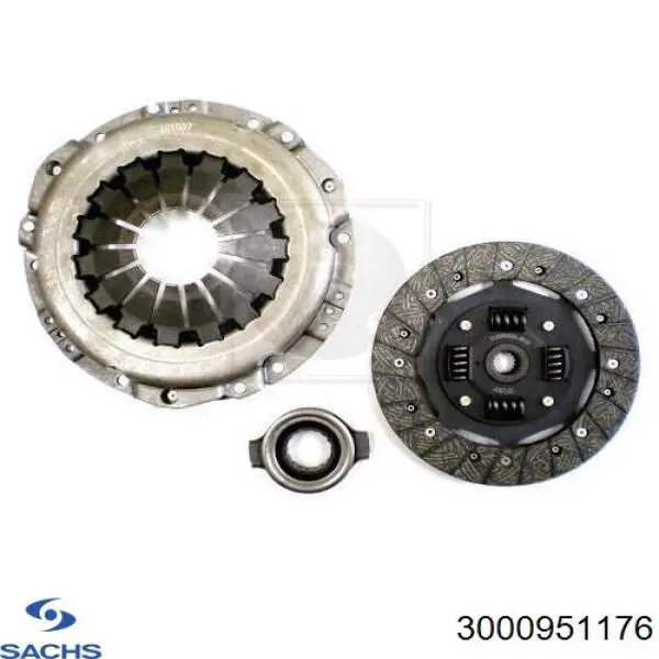 Купить 3000951176 Sachs Комплект сцепления (диск, корзина, подшипник)