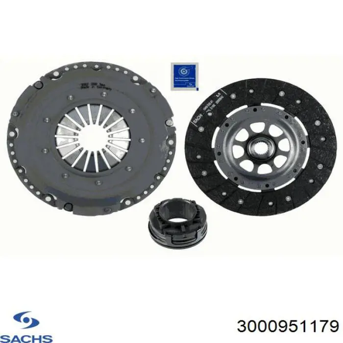 Купить 3000951179 Sachs Комплект сцепления (диск, корзина, подшипник)