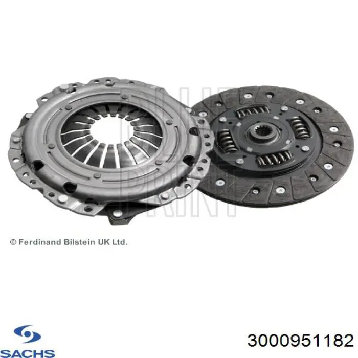 Комплект сцепления (3 части) Sachs 3000951182 цена, от 201.10 USD