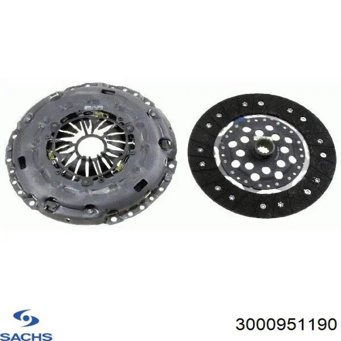 Комплект сцепления (3 части) Sachs 3000951190 цена, от 23.65 USD