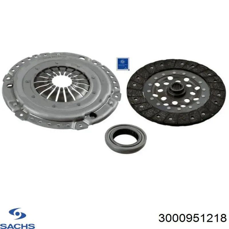 Комплект сцепления (3 части) Opel 1606976 цена, от 133.42 USD