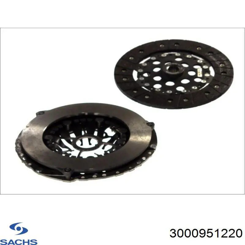 Комплект сцепления (3 части) Sachs 3000951220 цена, от 167.57 USD
