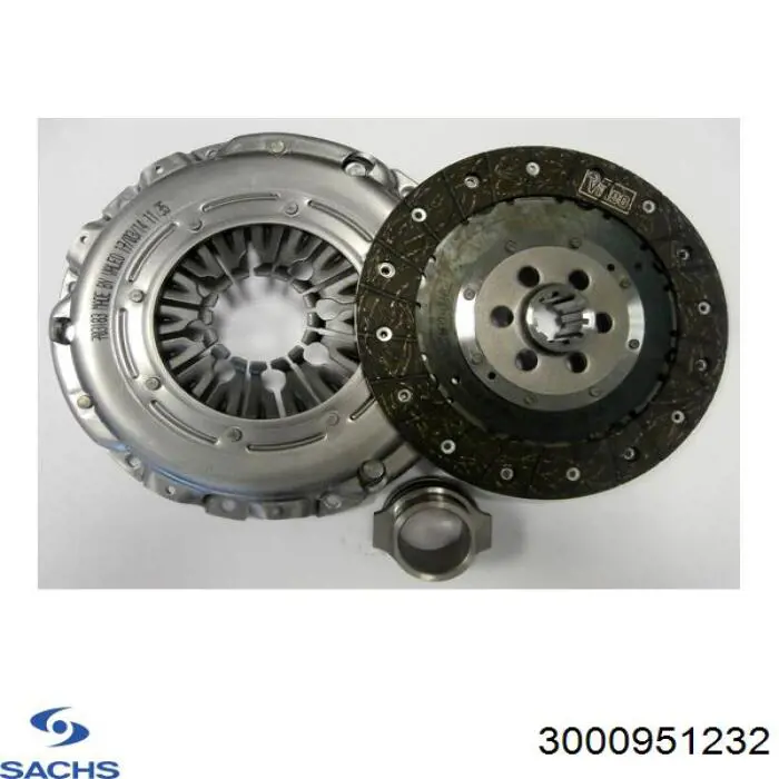 Купить 3000951232 Sachs Комплект сцепления (диск, корзина, подшипник)