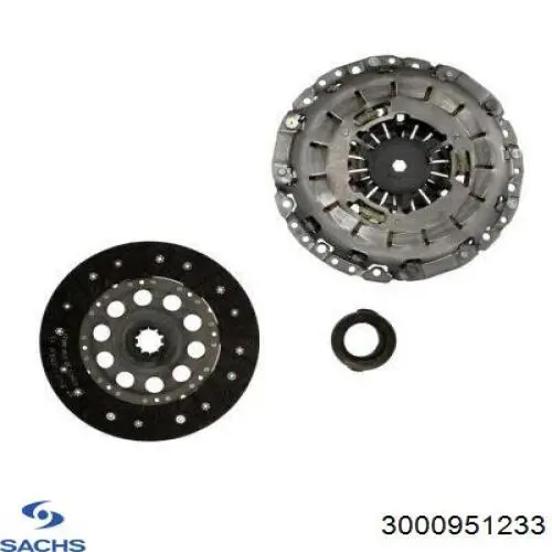 Купить 3000951233 Sachs Комплект сцепления (диск, корзина, подшипник)