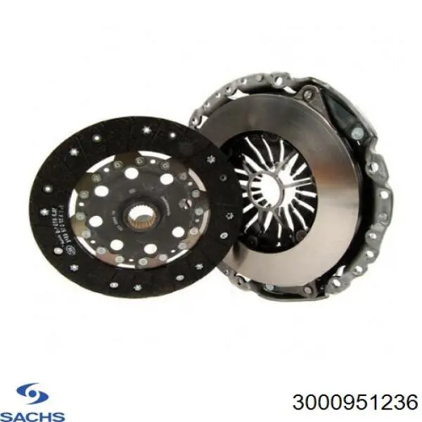 Комплект сцепления (3 части) Sachs 3000951236 цена, от 265.38 USD