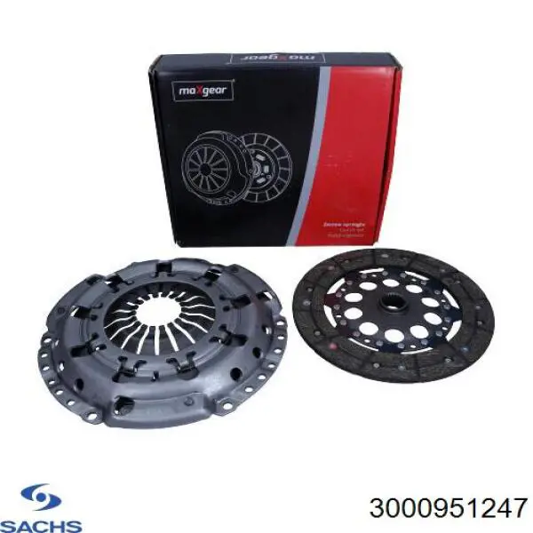 Купить 3000951247 Sachs Комплект сцепления (диск, корзина, подшипник)