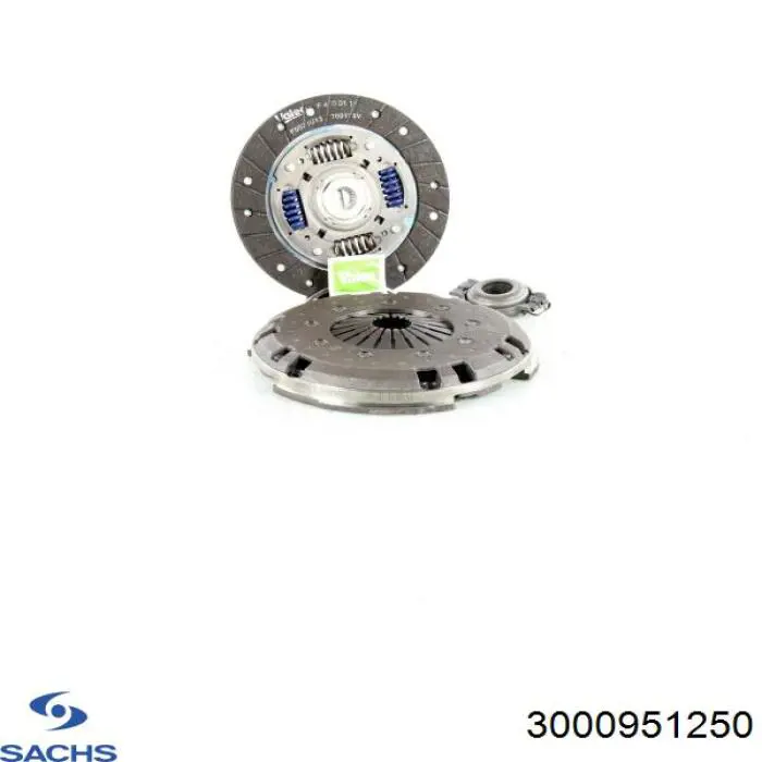 Купить 3000951250 Sachs Комплект сцепления (диск, корзина, подшипник)