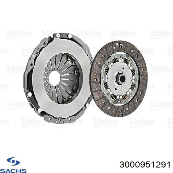 Комплект сцепления (3 части) Sachs 3000951291 цена, от 229.64 USD