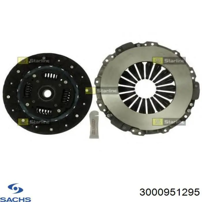 Купить 3000951295 Sachs Комплект сцепления (диск, корзина, подшипник)
