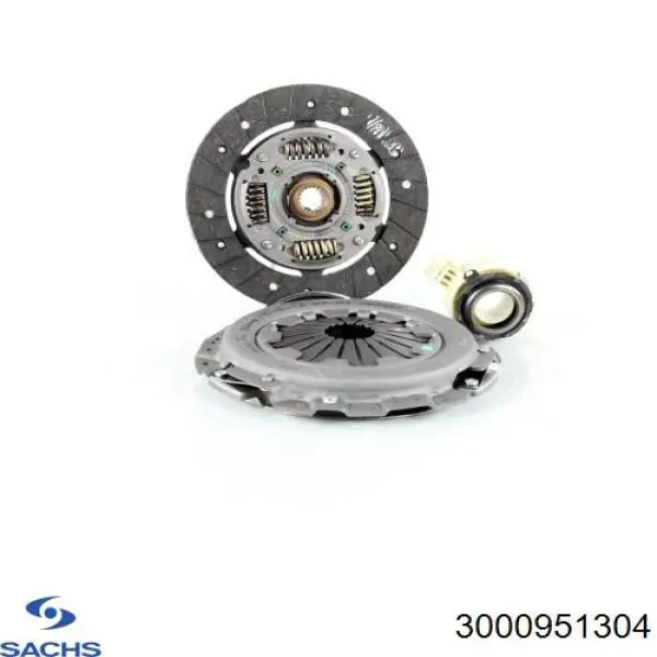 Купить 3000951304 Sachs Комплект сцепления (диск, корзина, подшипник)